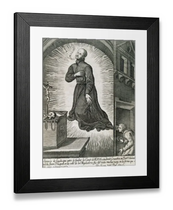 Framed Print : Ignatius of Loyola (1491-1556). Priest since 1537. Founded t Framed Print : Ignatius of Loyola (1491-1556). Priest since 1537. Founded t