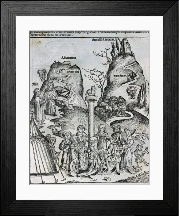 Framed Print : The Nuremberg Chronicle (Liber Chronicarum) by Hartmann Sche Framed Print : The Nuremberg Chronicle (Liber Chronicarum) by Hartmann Sche