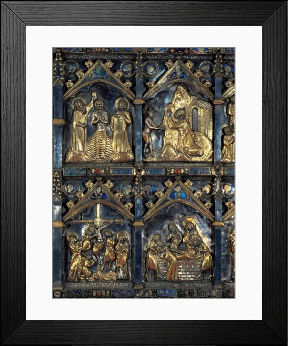 Framed Print : High altar. Cathedral of Saint Mary of Girona. Gothic. Made Framed Print : High altar. Cathedral of Saint Mary of Girona. Gothic. Made