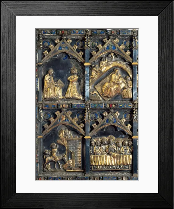 Framed Print : High altar. Cathedral of Saint Mary of Girona. Gothic. Made Framed Print : High altar. Cathedral of Saint Mary of Girona. Gothic. Made