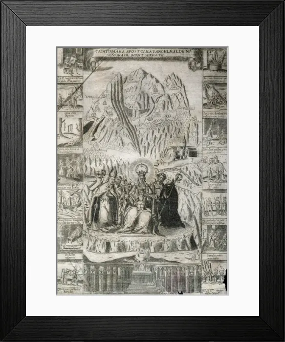 Framed Print : Casa y Camara Apostolica y angelical de Nuestra Senora de Mo Framed Print : Casa y Camara Apostolica y angelical de Nuestra Senora de Mo