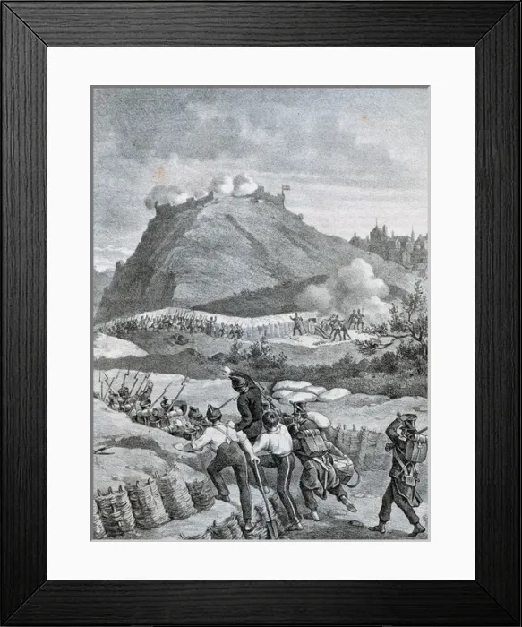 Framed Print : Conquest of the city of Seo de Urgell by the General liberal Framed Print : Conquest of the city of Seo de Urgell by the General liberal