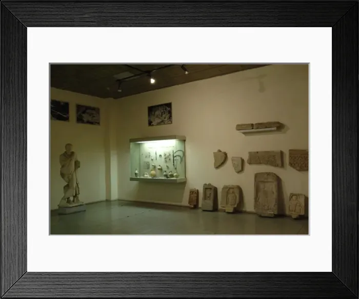 Framed Print : Albania. Tirana. National Archaeological Museum. Inside Framed Print : Albania. Tirana. National Archaeological Museum. Inside