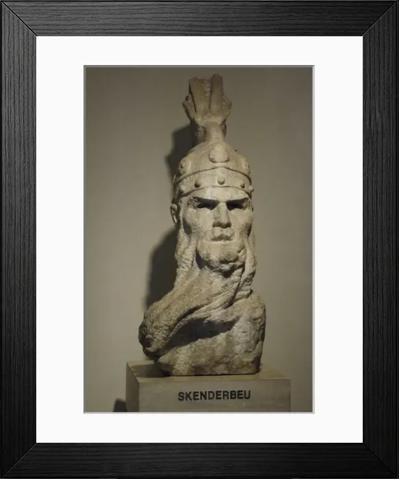 Framed Print : Skanderbeg (1405A?i?1468). National hero and a key figure o Framed Print : Skanderbeg (1405A?i?1468). National hero and a key figure o