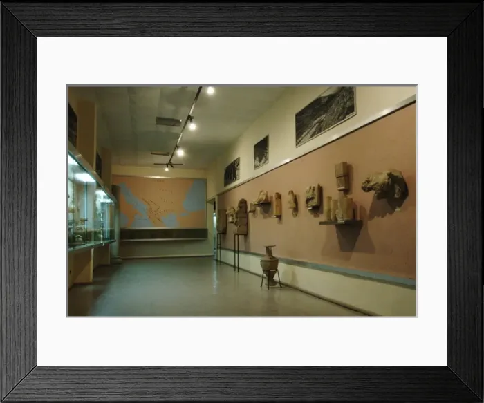 Framed Print : Albania. Tirana. National Archaeological Museum. Inside Framed Print : Albania. Tirana. National Archaeological Museum. Inside