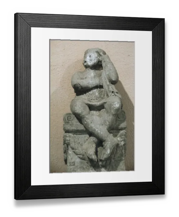 Framed Print : Statue. 3rd century BC. Byllis. Albania. Tirana. National Ar Framed Print : Statue. 3rd century BC. Byllis. Albania. Tirana. National Ar