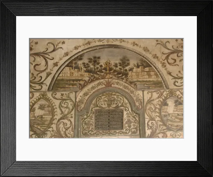 Framed Print : Albania. Tirana. The Et hem Bey Mosque. Inside Framed Print : Albania. Tirana. The Et hem Bey Mosque. Inside