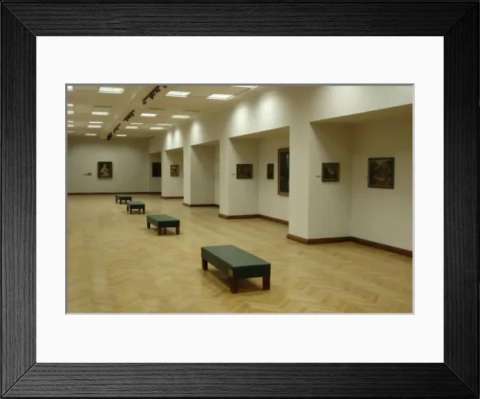 Framed Print : Albania. Tirana. Nacional Art Gallery. Inside Framed Print : Albania. Tirana. Nacional Art Gallery. Inside
