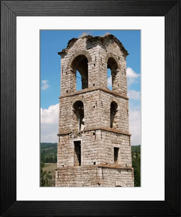 Framed Print : Republic of Albania. Moscopole. Church of the Dormition of t Framed Print : Republic of Albania. Moscopole. Church of the Dormition of t