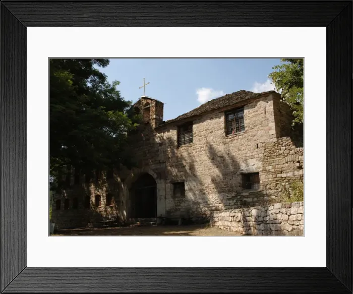 Framed Print : Republic of Albania. Monastery of Saint John the Baptist. 17