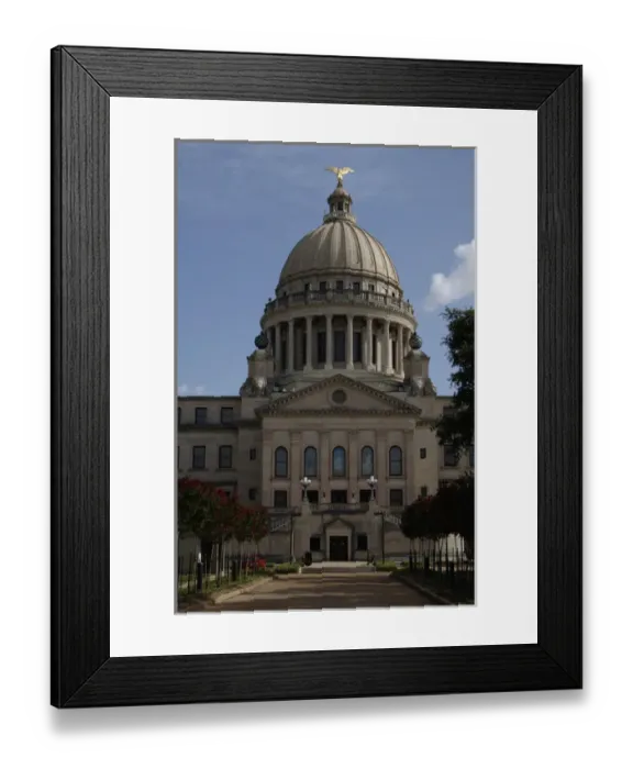 Framed Print : Jackson. Mississippi State Capitol. State of Mississipi. USA Framed Print : Jackson. Mississippi State Capitol. State of Mississipi. USA