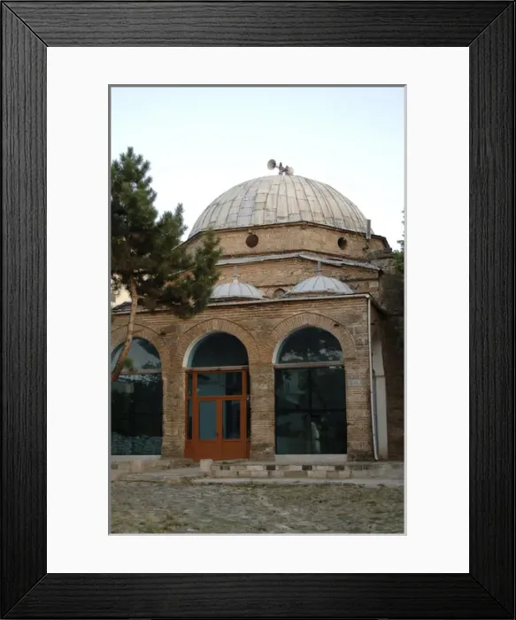 Framed Print : Exterior of Iljaz Mirahori Mosque. Korce. Albania Framed Print : Exterior of Iljaz Mirahori Mosque. Korce. Albania
