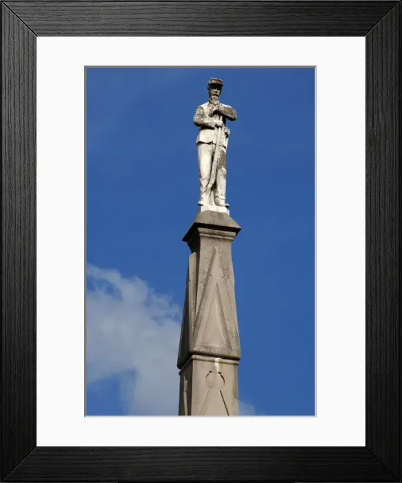 Framed Print : Jackson. The Confederate War Memorial. 1891