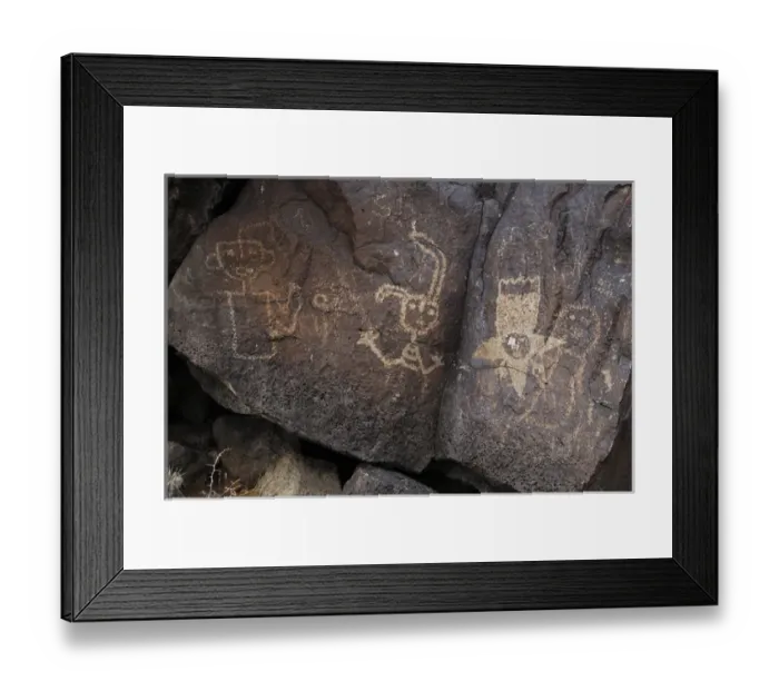 Framed Print : Petroglyph National Monument. Petroglyphs. New Mexico. USA Framed Print : Petroglyph National Monument. Petroglyphs. New Mexico. USA