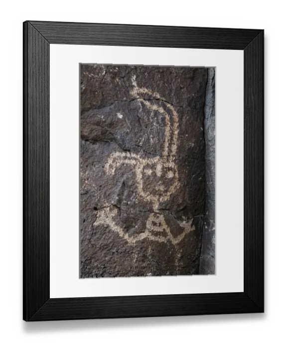Framed Print : Petroglyph National Monument. Petroglyphs. New Mexico. USA Framed Print : Petroglyph National Monument. Petroglyphs. New Mexico. USA