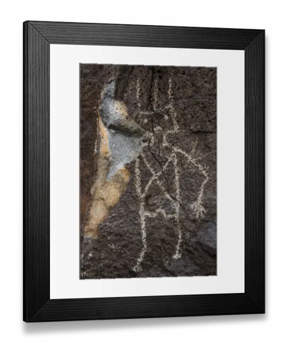 Framed Print : Petroglyph National Monument. Petroglyphs. New Mexico. USA Framed Print : Petroglyph National Monument. Petroglyphs. New Mexico. USA