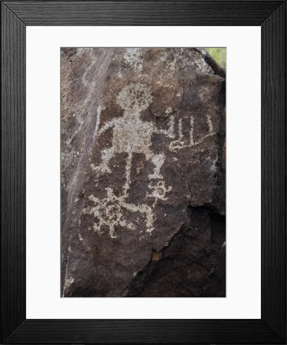Framed Print : Petroglyph National Monument. Petroglyphs. New Mexico. USA Framed Print : Petroglyph National Monument. Petroglyphs. New Mexico. USA