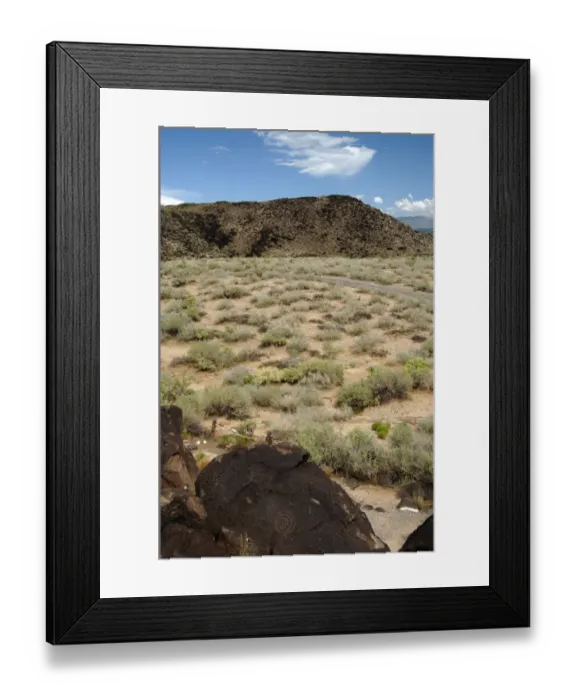 Framed Print : United States. Boca Negra Canyon. Petroglyph National Monume Framed Print : United States. Boca Negra Canyon. Petroglyph National Monume