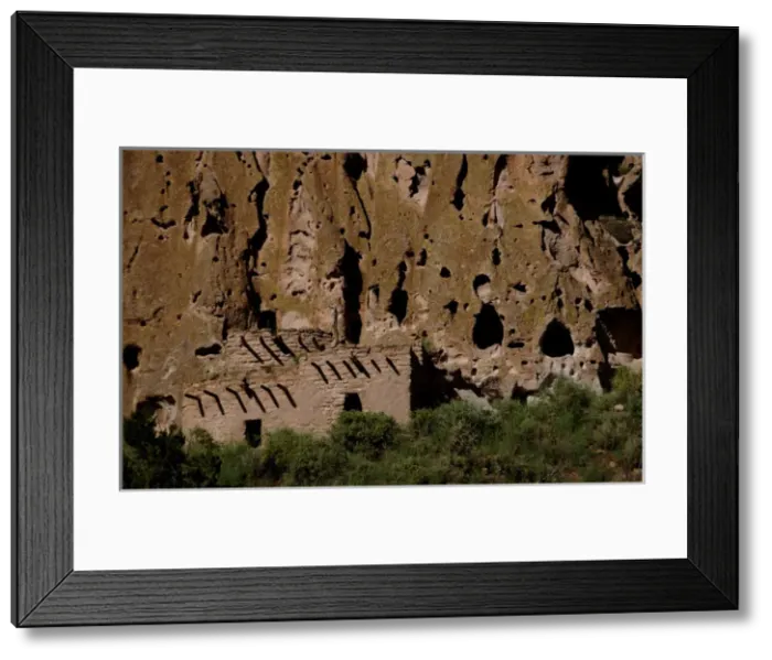 Framed Print : USA. Near Los Alamos. New Mexico. Bandelier National Monumen Framed Print : USA. Near Los Alamos. New Mexico. Bandelier National Monumen