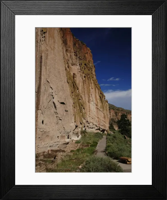 Framed Print : USA. Near Los Alamos. New Mexico. Bandelier National Monumen Framed Print : USA. Near Los Alamos. New Mexico. Bandelier National Monumen