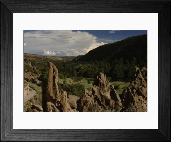 Framed Print : United States. Bandelier National Monument. Tyuonyi. Pueblo Framed Print : United States. Bandelier National Monument. Tyuonyi. Pueblo
