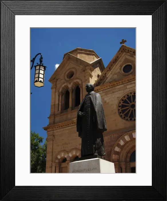 Framed Print : Statue of archbishop Jean Baptiste Larry (1814-1888) by Jeno Framed Print : Statue of archbishop Jean Baptiste Larry (1814-1888) by Jeno