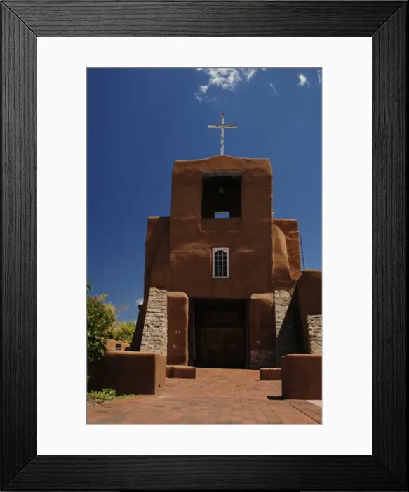 Framed Print : United States. Santa Fe. San Miguel Mission. 17th-18th centu Framed Print : United States. Santa Fe. San Miguel Mission. 17th-18th centu
