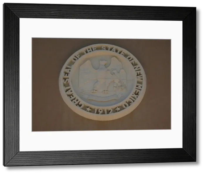 Framed Print : New Mexico State Capitol. Great Seal of the State of New Mex Framed Print : New Mexico State Capitol. Great Seal of the State of New Mex