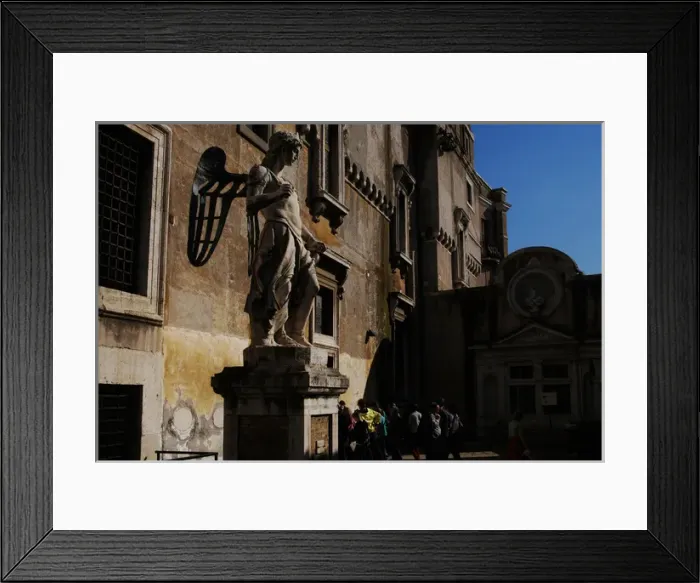 Framed Print : Archangel Michael, 1544. Statue by Raffaello da Montelupo (1 Framed Print : Archangel Michael, 1544. Statue by Raffaello da Montelupo (1