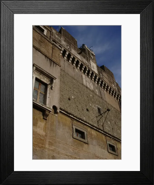 Framed Print : Mausoleum of emperor Hadrian or Castle Sant Angelo. Rome Framed Print : Mausoleum of emperor Hadrian or Castle Sant Angelo. Rome