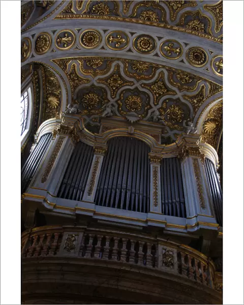 Italy. Rome. Church of St Louis of the French. Organ Merklin