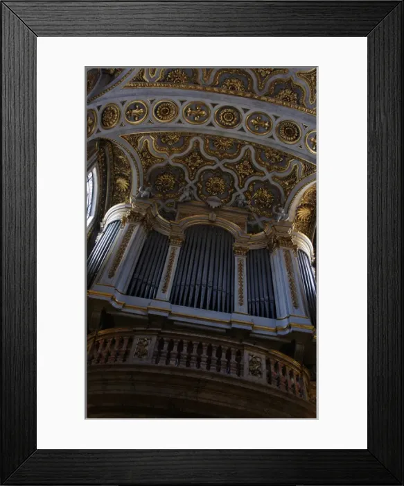 Framed Print : Italy. Rome. Church of St Louis of the French. Organ Merklin Framed Print : Italy. Rome. Church of St Louis of the French. Organ Merklin