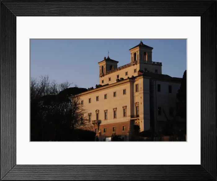 Framed Print : Italy. Rome. Medicis Villa. Exterior Framed Print : Italy. Rome. Medicis Villa. Exterior