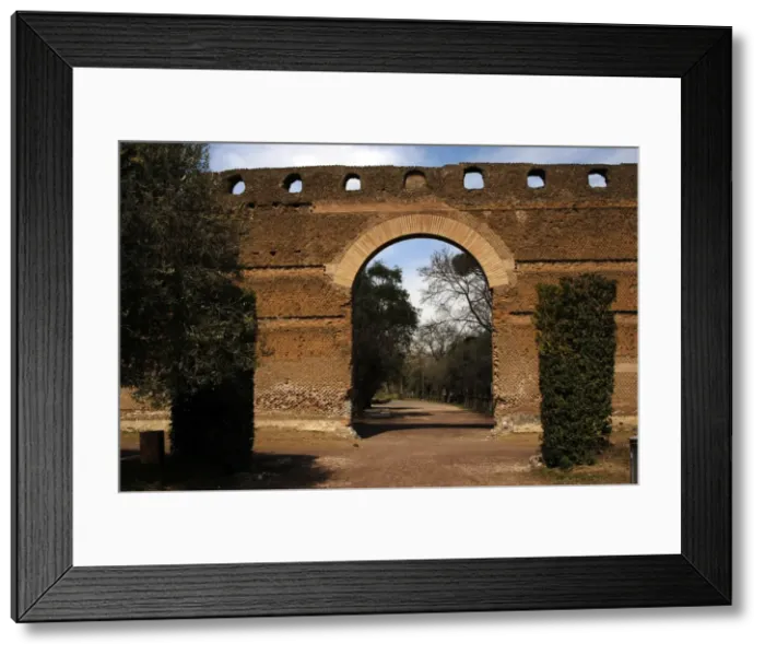 Framed Print : Hadrians Villa. Pecile. 2nd century. Italy Framed Print : Hadrians Villa. Pecile. 2nd century. Italy