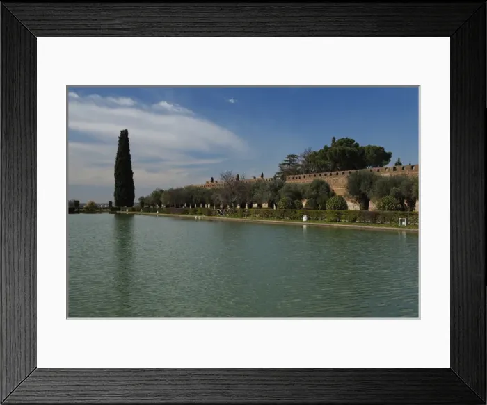Framed Print : Hadrians Villa. Pecile. 2nd century. Italy Framed Print : Hadrians Villa. Pecile. 2nd century. Italy