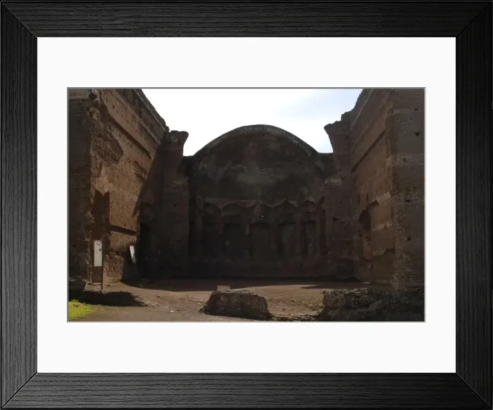 Framed Print : Hadrians Villa. Hall of Philosophers. 2nd century. Italy Framed Print : Hadrians Villa. Hall of Philosophers. 2nd century. Italy