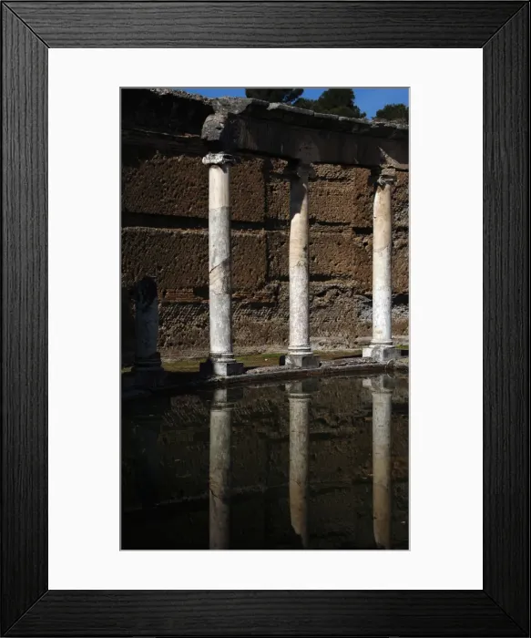 Framed Print : Hadrians Villa. Maritime Theatre. 2nd century. Italy Framed Print : Hadrians Villa. Maritime Theatre. 2nd century. Italy