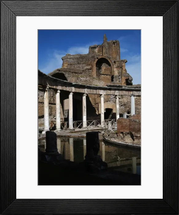Framed Print : Hadrians Villa. Maritime Theatre. 2nd century. Italy Framed Print : Hadrians Villa. Maritime Theatre. 2nd century. Italy