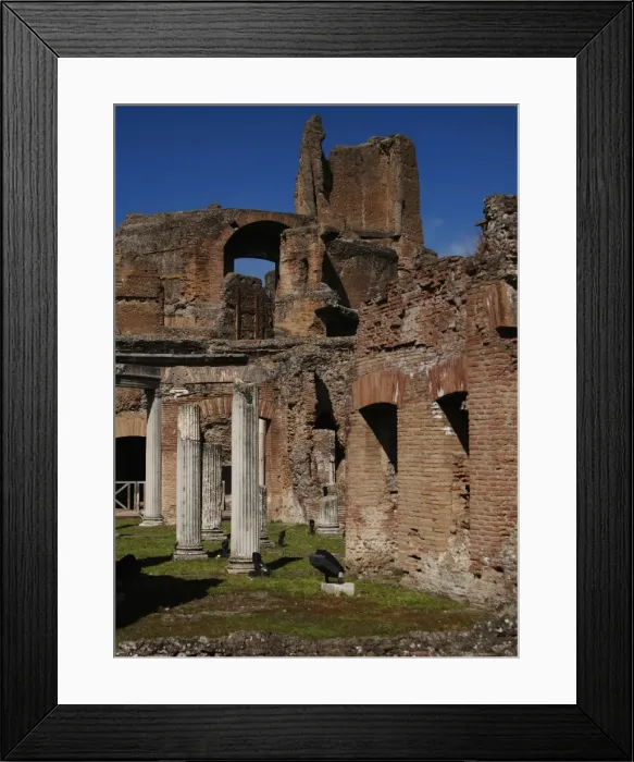 Framed Print : Hadrians Villa. Maritime Theatre. 2nd century. Italy Framed Print : Hadrians Villa. Maritime Theatre. 2nd century. Italy