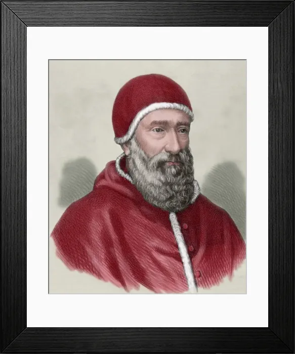 Framed Print : Clement VII (1478A?i?1534), born Giulio di Giuliano de Medi Framed Print : Clement VII (1478A?i?1534), born Giulio di Giuliano de Medi