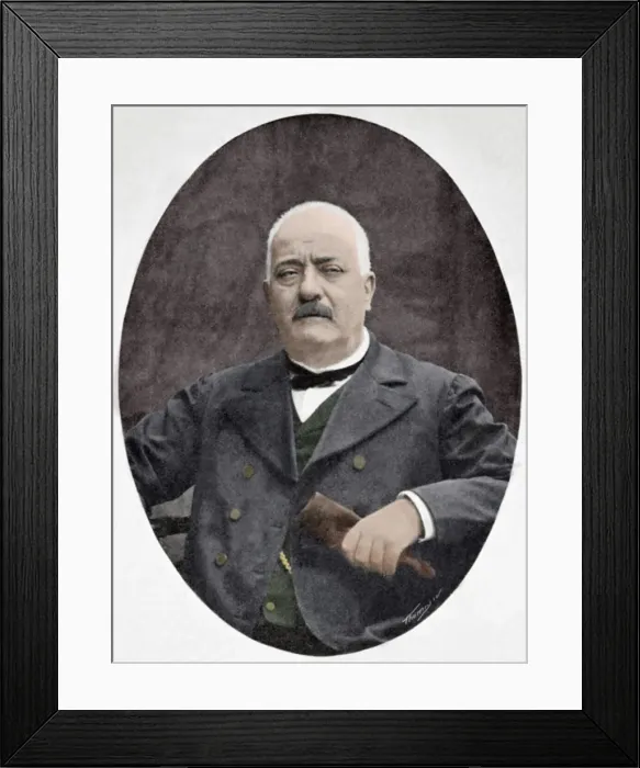 Framed Print : Ramon Batlle Ribas (1837-1906). Photography Framed Print : Ramon Batlle Ribas (1837-1906). Photography