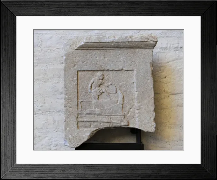 Framed Print : Greek art. Grave relief of Demetrios. Middle of 4th century Framed Print : Greek art. Grave relief of Demetrios. Middle of 4th century