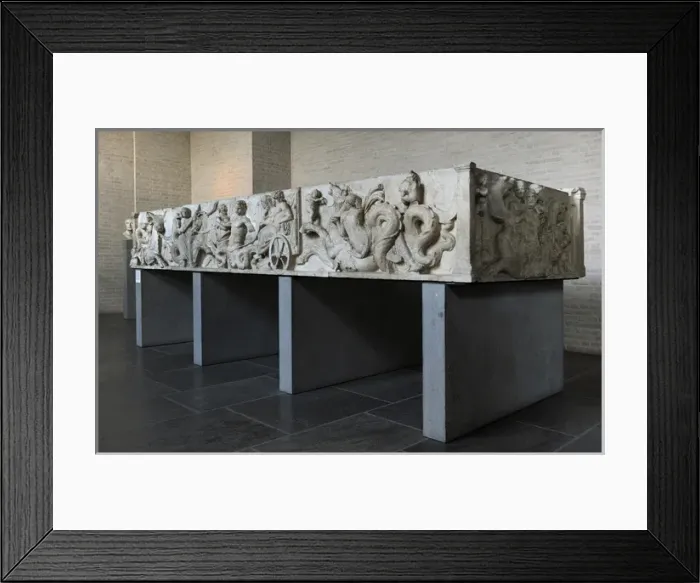 Framed Print : Altar of Domitius Ahenobarbus. Wedding of Poseidon and Amphi Framed Print : Altar of Domitius Ahenobarbus. Wedding of Poseidon and Amphi