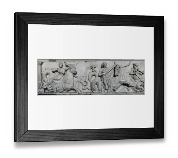 Framed Print : Altar of Domitius Ahenobarbus. Wedding of Poseidon and Amphi Framed Print : Altar of Domitius Ahenobarbus. Wedding of Poseidon and Amphi