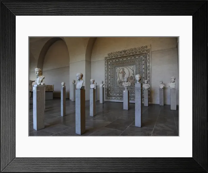 Framed Print : Germany. Munich. Glyptothek. Room of the Roman Portraits. In Framed Print : Germany. Munich. Glyptothek. Room of the Roman Portraits. In