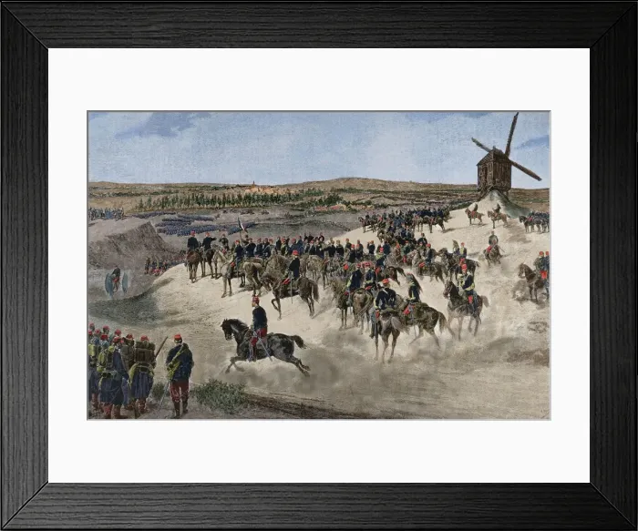 Framed Print : The Northern army under Jean-Baptiste Billot (1828-1907). Fr Framed Print : The Northern army under Jean-Baptiste Billot (1828-1907). Fr