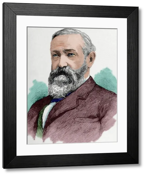 Framed Print : Benjamin Harrison (1833 A?o??n? 1901). Was the 23rd Presid Framed Print : Benjamin Harrison (1833 A?o??n? 1901). Was the 23rd Presid