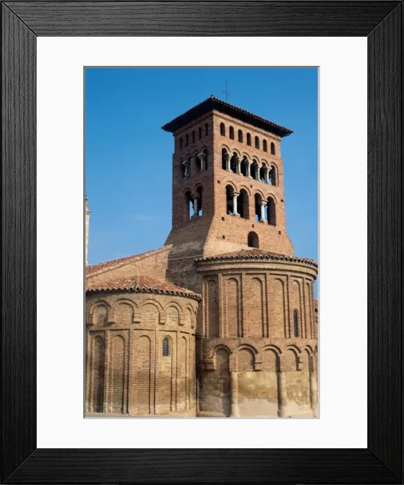 Framed Print : Spain. Castile and Leon. Sahagun. The Church of Saint Thyrsu
