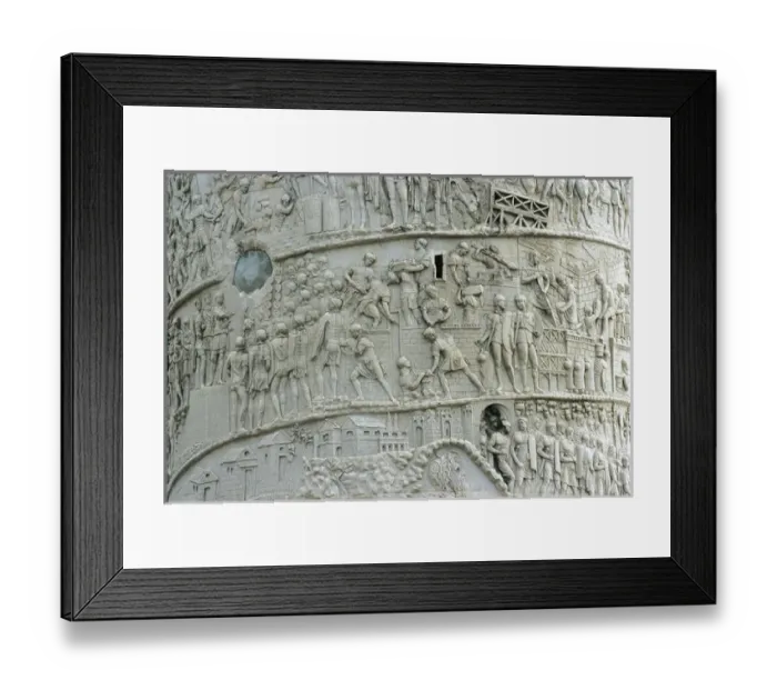 Framed Print : Italy. Rome. Trajans Column. 2nd century Framed Print : Italy. Rome. Trajans Column. 2nd century