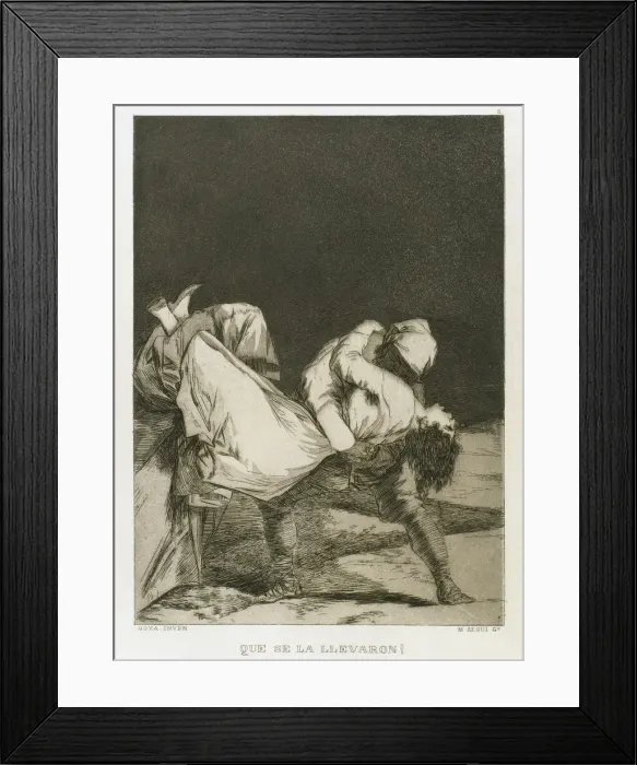 Framed Print : Los Caprichos by Francisco de Goya (1746-1828) Framed Print : Los Caprichos by Francisco de Goya (1746-1828)